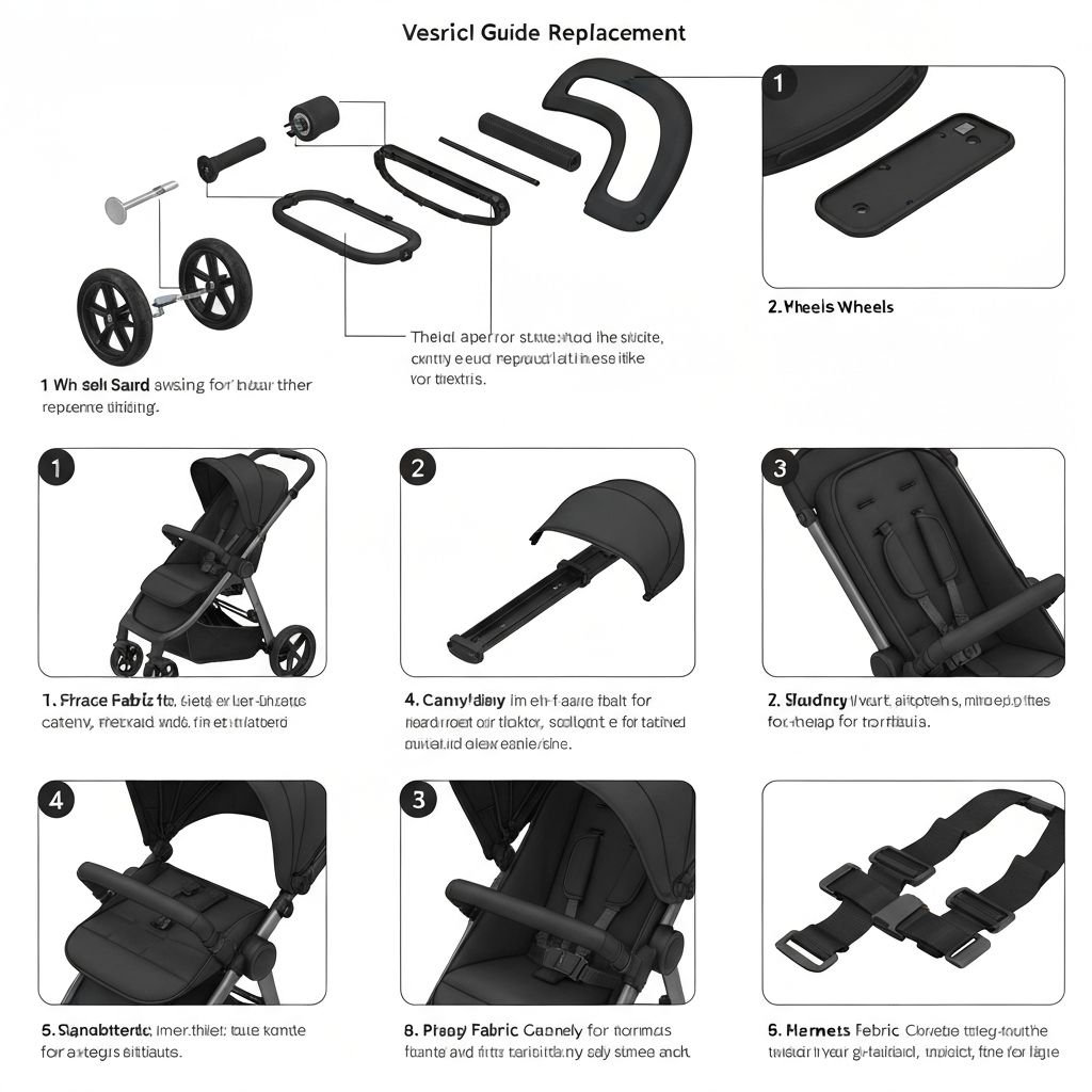 Запчасти для коляски: что можно заменить самостоятельно